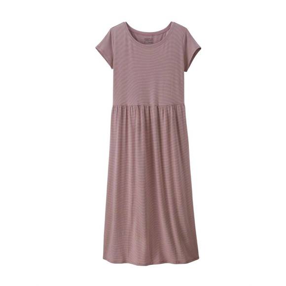 NEW PATAGONIA women's kamala t-shirt dress in evening mauve - Picture 1 of 1